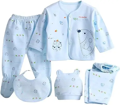 Baby Boy Clothes 0-3 Months 5pcs Baby Girl Outfits Gifts for Newborn 0