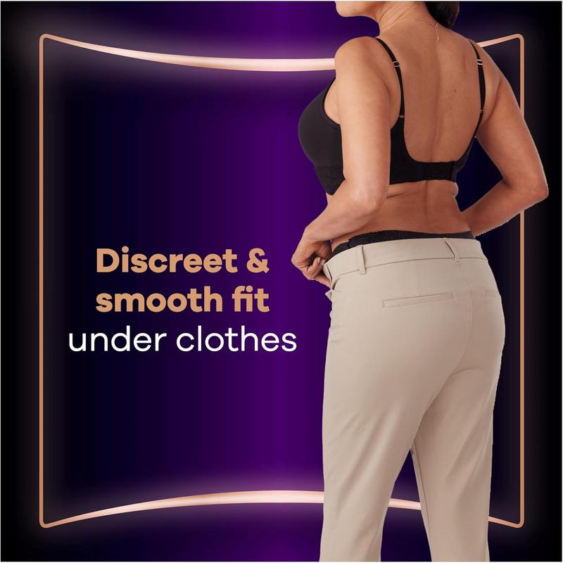 Always Discreet Boutique Underwear Incontinence Pants Plus L Black X 8, for Sensitive Bladder, Locks Away Odours, Wetness and Prevent Leaks Comfort Comfortable Panties Womenswear Style 4