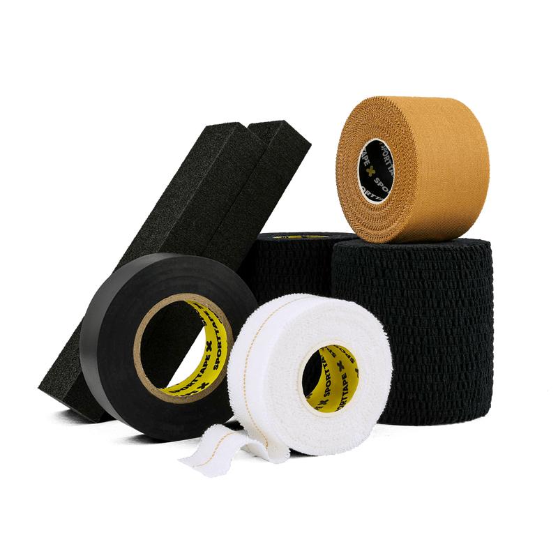 SPORTTAPE Rugby Tape Bundle | Rugby Tape Bundle with Lifting Blocks, Tear EAB Tape, Zinc Oxide and Sock Tape 1