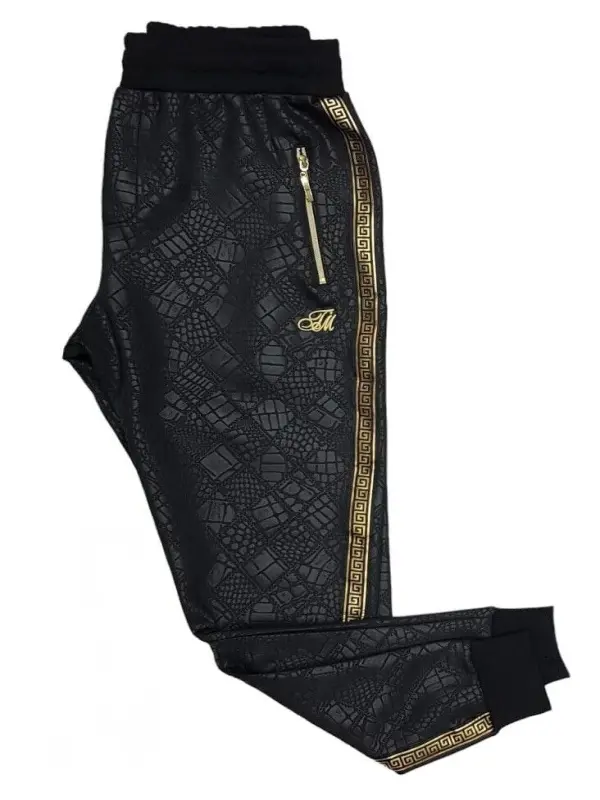 Men's TiM Designer Slim Fit Urban Tracksuit – Zip-Up Top & Matching Jogger Set | Trendy 2-Piece Outfit 3