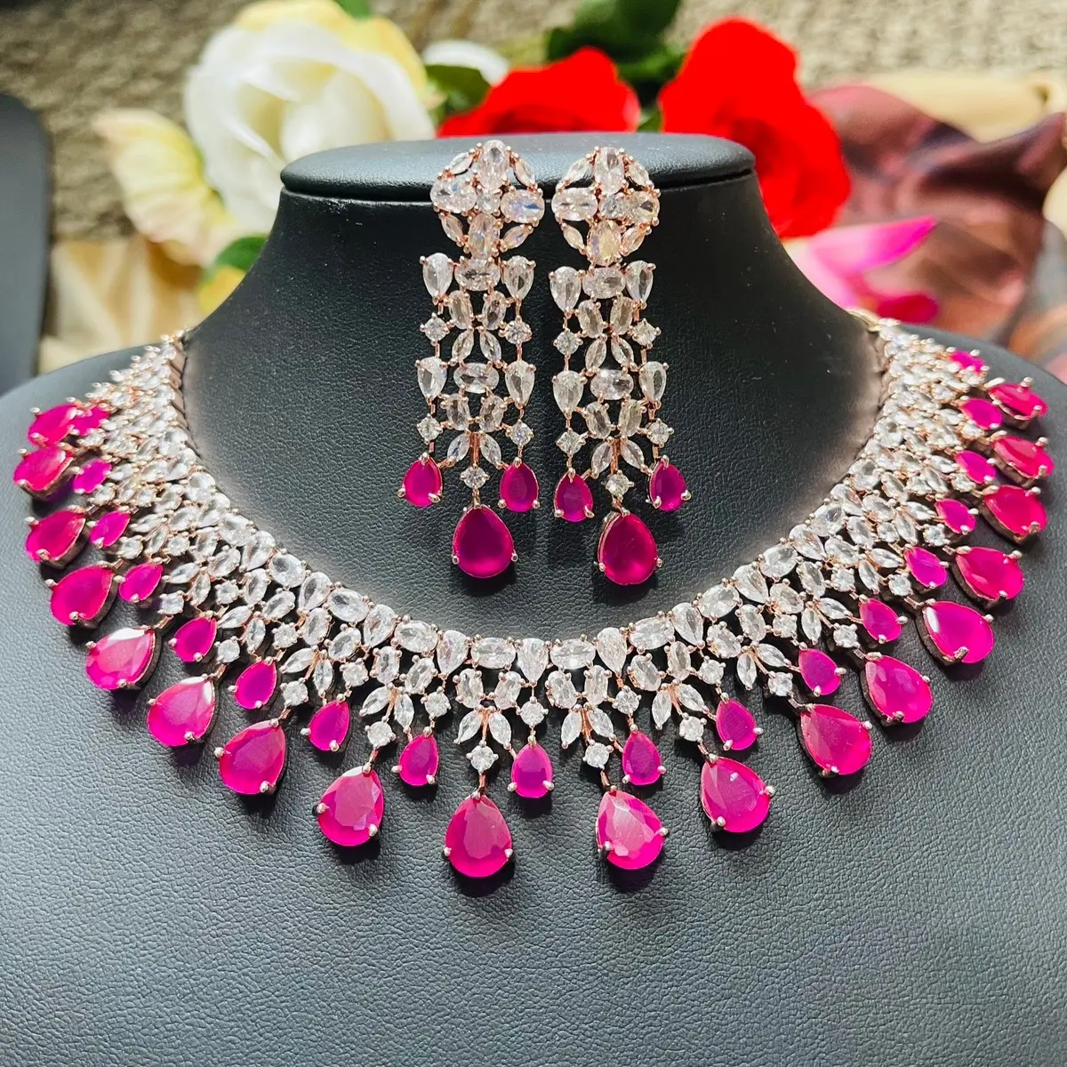 Australian Rose Ruby Garnets Engagement Wedding Birthday