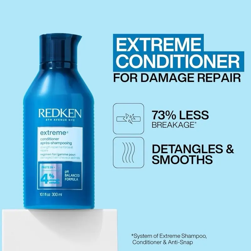 Redken Extreme Shampoo & Conditioner 300ml Duo 2