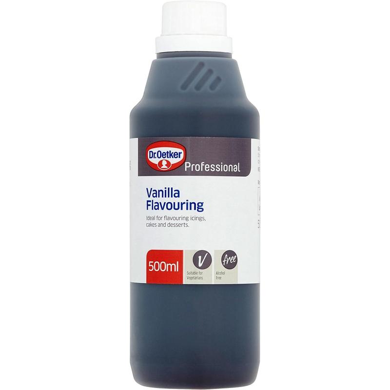 Dr Oetker Authentic Vanilla Flavouring Extract, 500ml - Ideal for Baking and Desserts 0