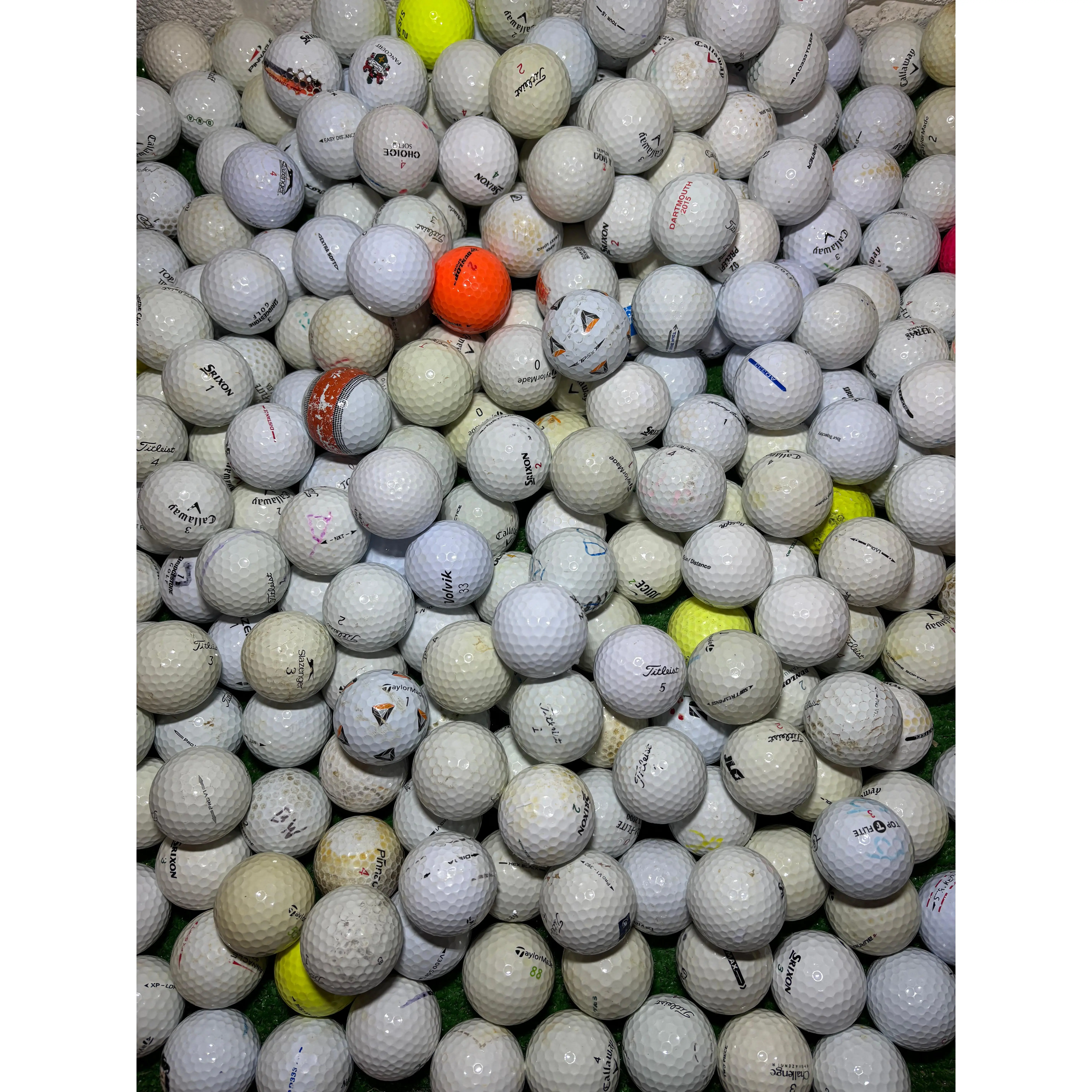 40 x Practice - Second Hand Golf Balls.
