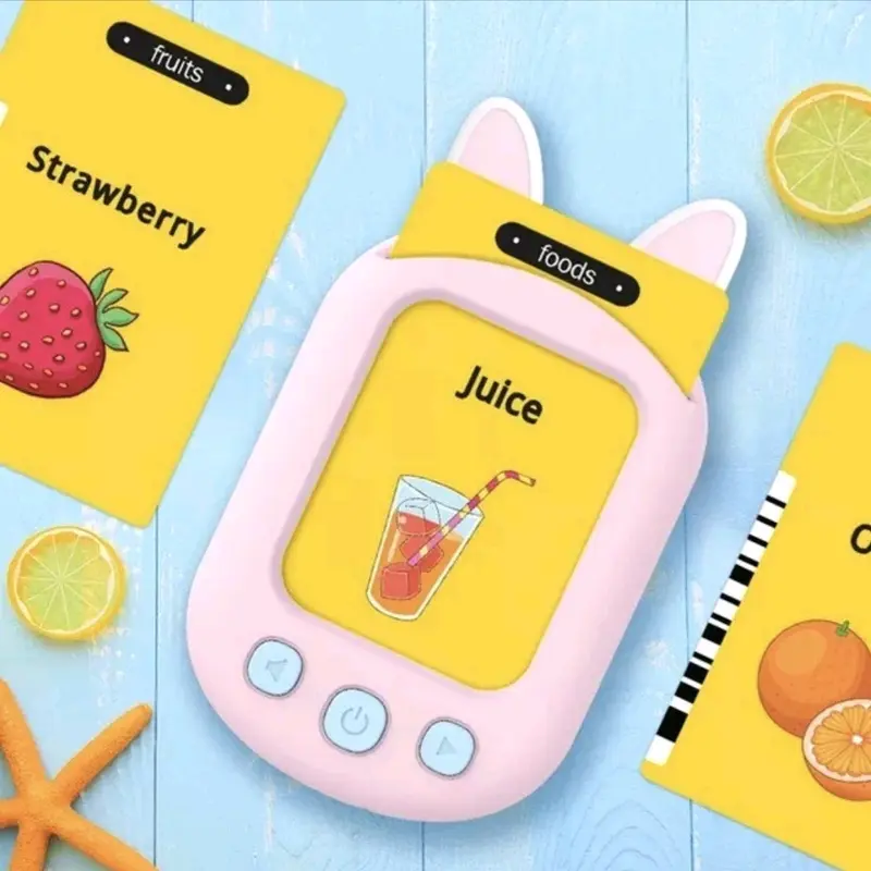 Talking Flash Cards for Toddlers 224 Words Learning Toys Preschool Audible Game busy board baby development 5