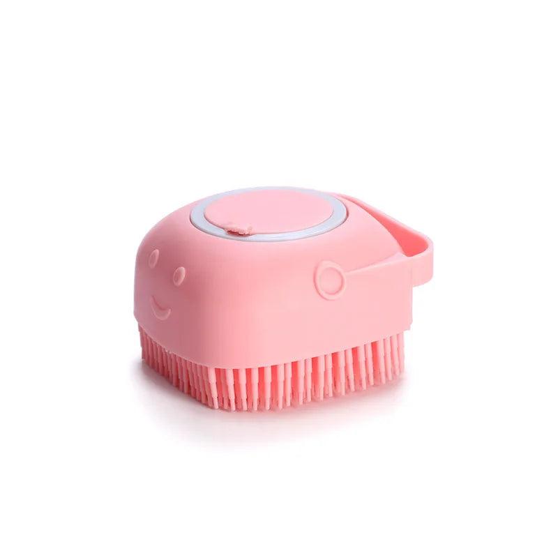 Pet Bathing Brush Soft Silicone Massager Shower Gel Bathing Brush Clean Tools Comb Dog Cat Cleaning Grooming Supplies 6