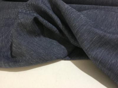 NEW High Class Denim Colour 100% Linen Fabric 5