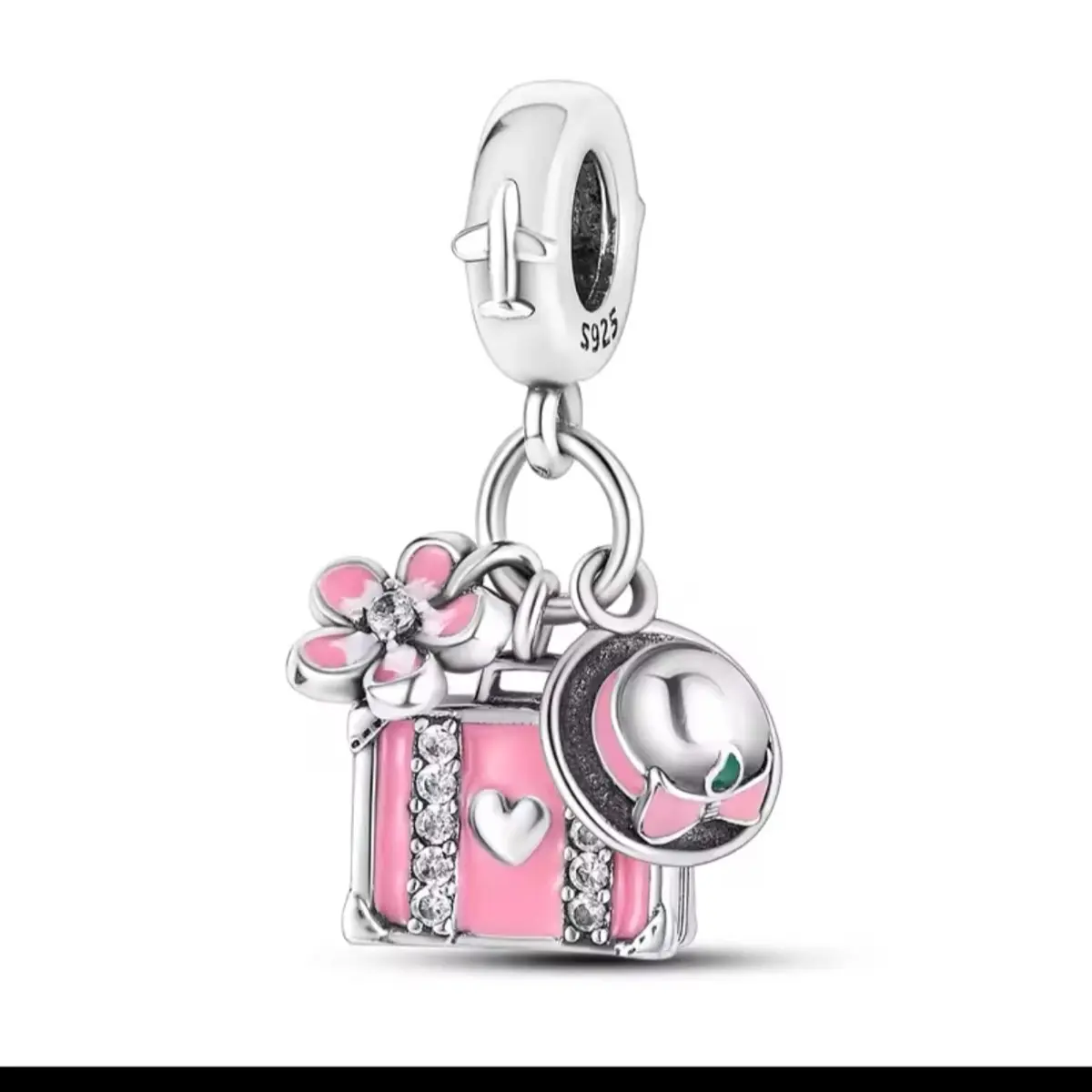 The girly travel charm- fits Pandora