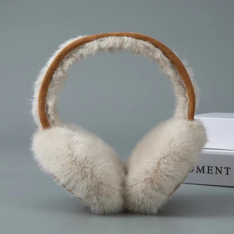 Classic Plush Earmuffs - Soft, Warm & Cozy Winter Ear Warmers for Outdoor Activities, Dry Clean Only, Ear protection, Cute, Anti-Freeze, Sports and Leisure, Foldable and Easy to Carry, Birthday Christmas New Year Warm Gift 7