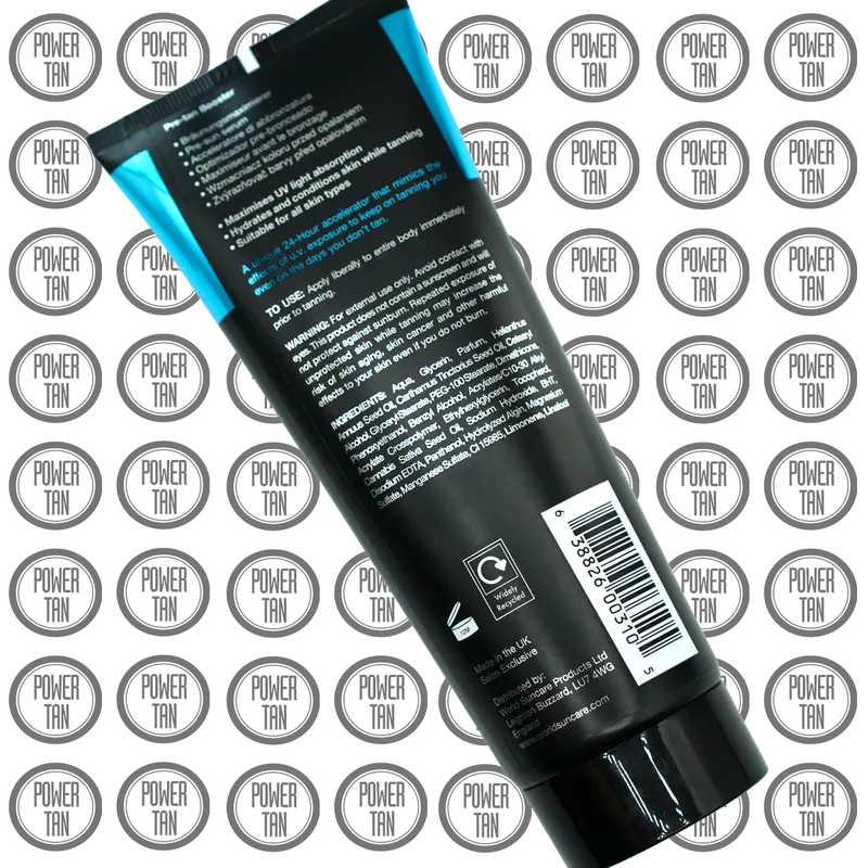 Power Tan Non-Stop Black (DHA FREE) 24hr Hybrid Sunbed Tanning Accelerator Lotion Cream Self Tan Tanning Applicator Skincare 2