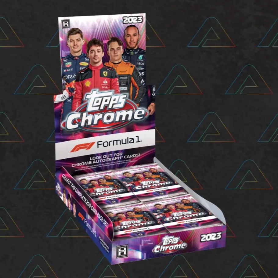 1 x Topps Chrome Formula 1 Hobby Box Booster Pack (English Trading Cards)