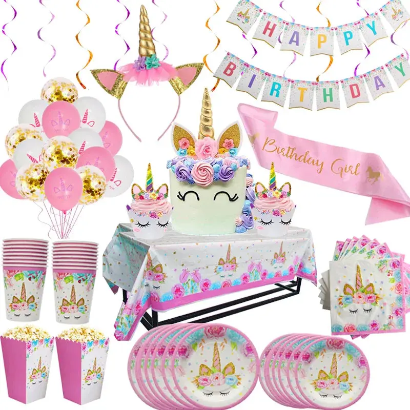 Unicorn Party Decoration Supplies
