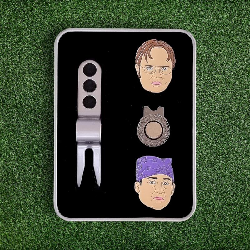 Scotty Divot Tool and Ball Marker Set - Office - Complete in Gift Tin 2