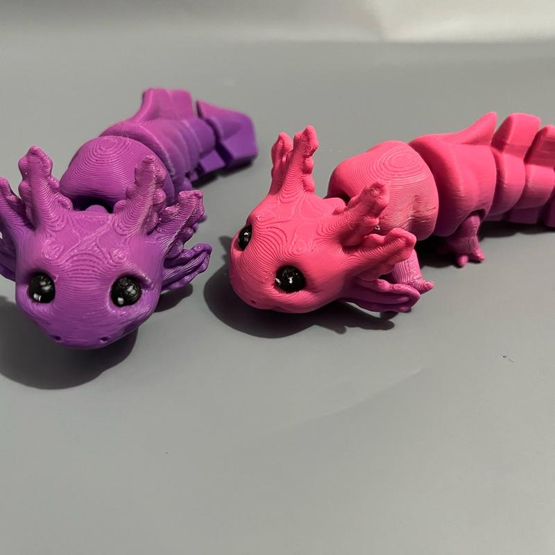 Axolotl Articulated Figure/Fidget Toy - 3D Printed Toy 2