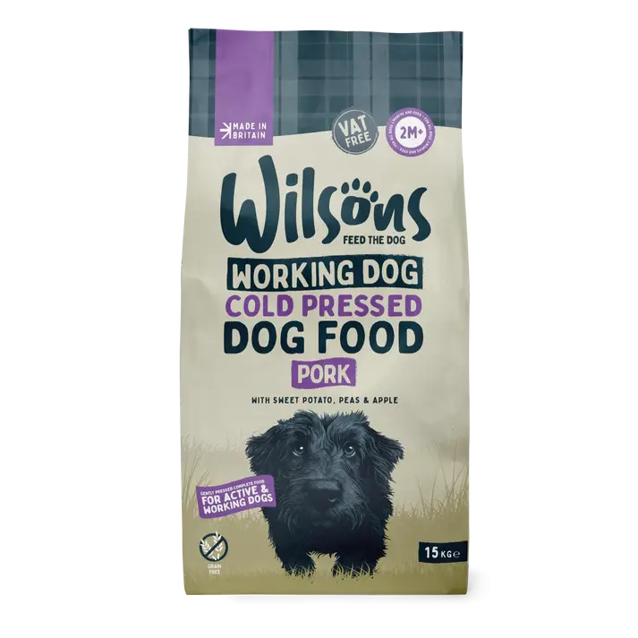 Wilsons Pork Cold Pressed Working Dog Food 15kg