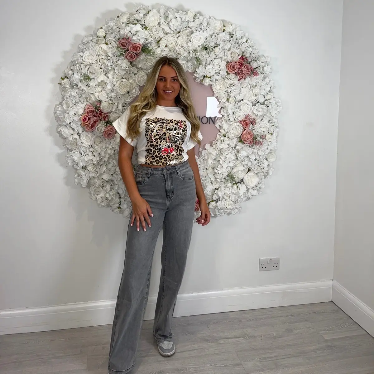 VIRAL STRETCHY Grey Jeans
