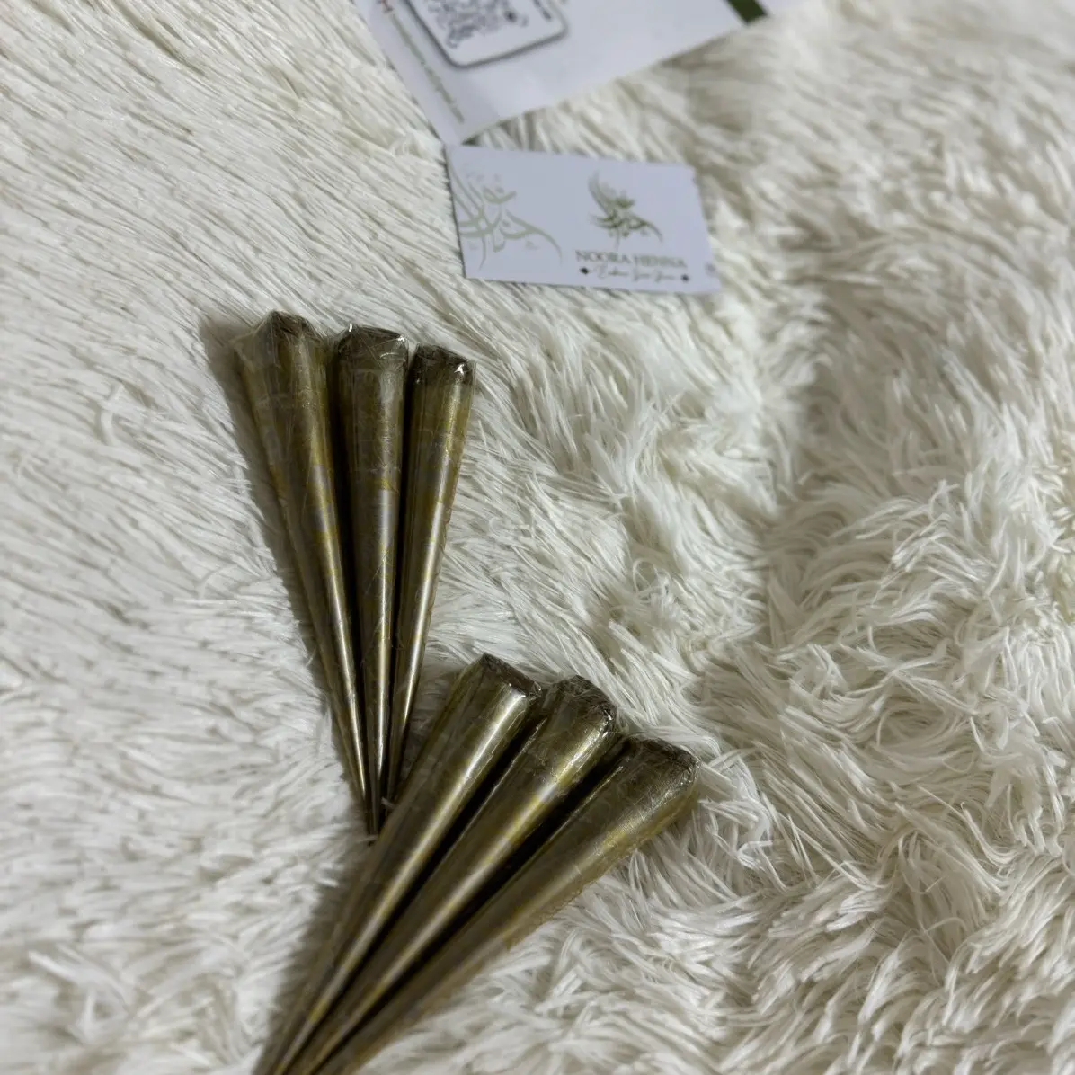 Practice henna cones without essential oils (Set of 3) 20g each