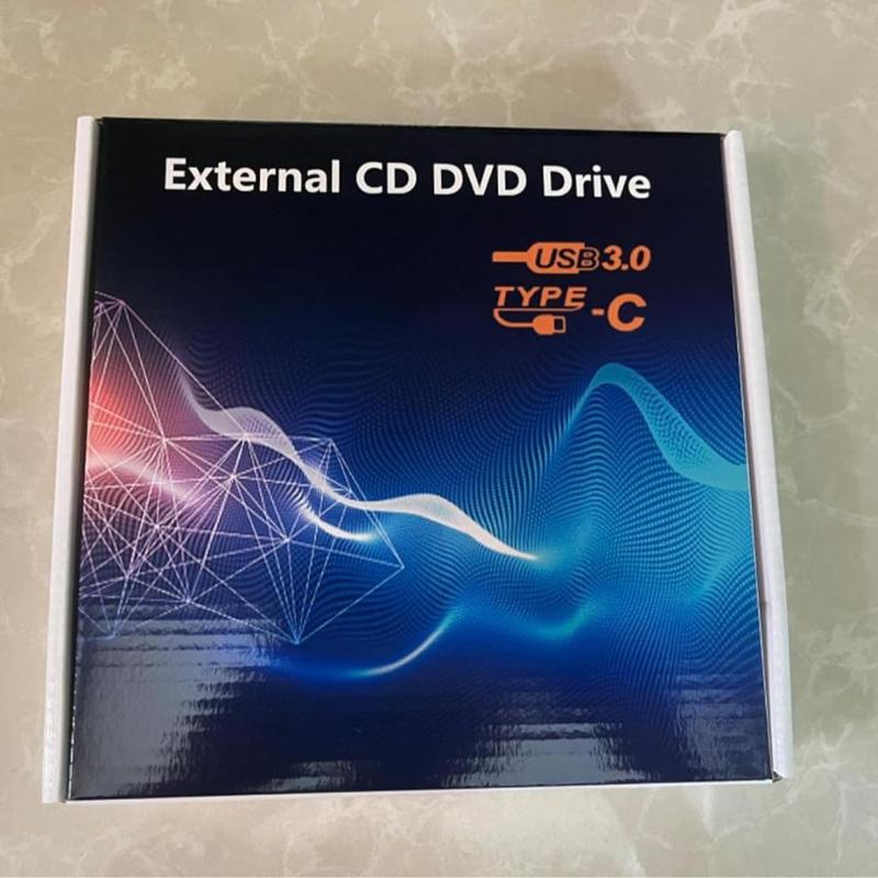 CD DVD Drive, USB 3.0 & Type-C CD/DVD +/-RW ROM Burner Writer Rewriter with SD/TF & USB Ports, Optical Disc Drive DVD Player for Laptop PC Winodws 11/10 Mac MacBook Pro Air Apple iMac 7