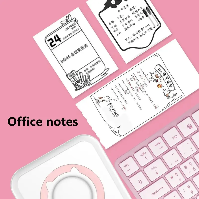Mini Printer Portable Thermal Stickers 2