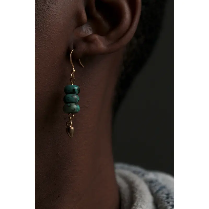 Zendaya || African Turquoise Earrings 2
