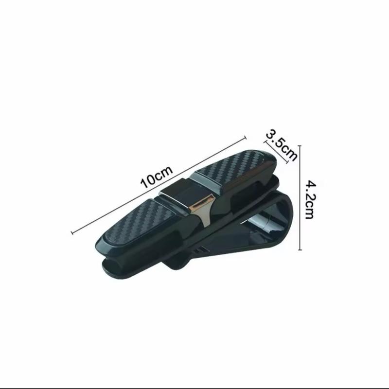 Universal Car Auto Sun Visor Glasses Box Sunglasses Clip Card Ticket Holder Stand Fastener Eyeglasses Car Accessories 5