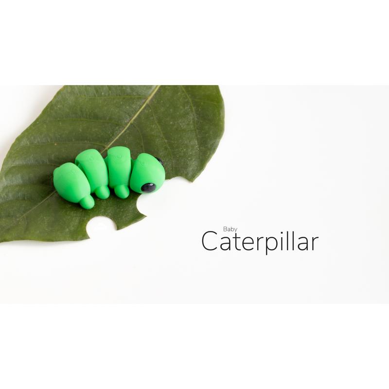 Pocket Pals - Articulated Fidget Toy - Baby Caterpillar 0