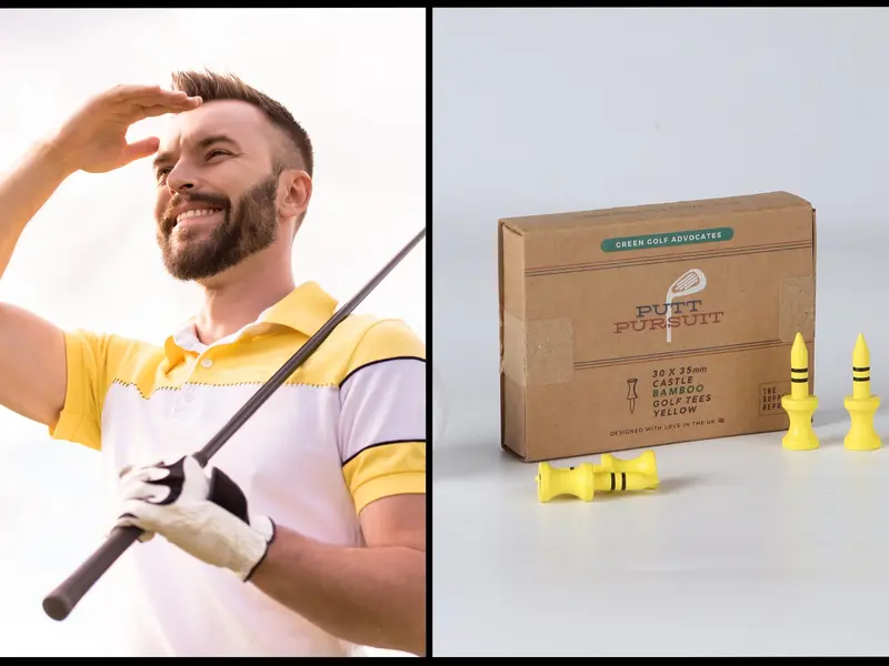 Bamboo Golf Tees 35mm | Green Castle Tees 2