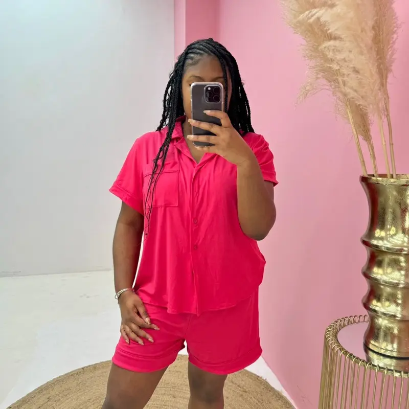 VIRGO BOUTIQUE SLEEP COLLECTION - SHORTS & TOP PYJAMA SET