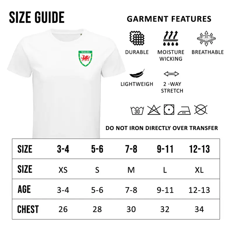 Personalised Wales Style Football Kits Custom Shirts Shorts And Socks For Boys And Girls  Quick Dry Breathable Comfortable 4