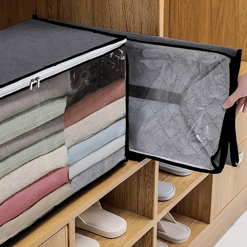 Storage Bag Clothes Linen Organiser Cotton Bags Pouch Wall Fabric Pockets Home Foldable Containers Holder UK Brand 3