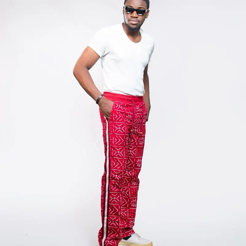 Unisex Ankara Cargo Pants - Summer Fall Wiinter Casual Pallazo - Comfortable Cotton Fabric - Piece, Striped, Breathable, Fit, Stripe 6