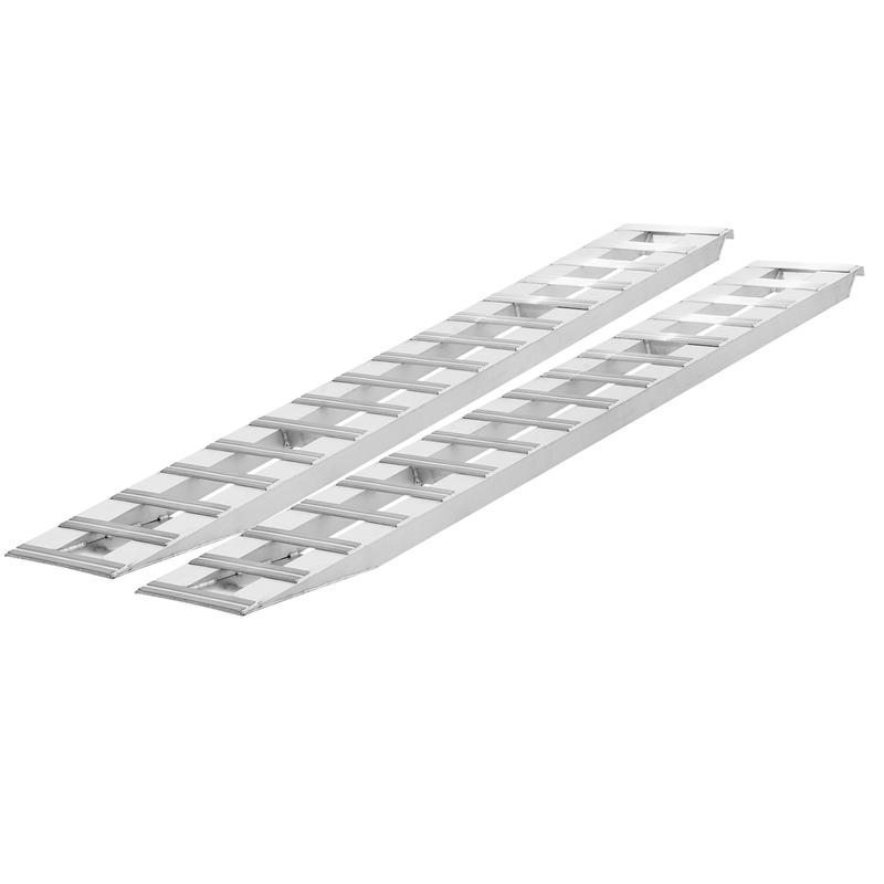 VEVOR 94" x 15" Aluminum Ramps, 6000 LBS Capacity Loading Ramps for Motorcycle/Dirt Bike/Trailer/ATV/UTV/Garden Tractor/Lawn Mower, 2PCS 8