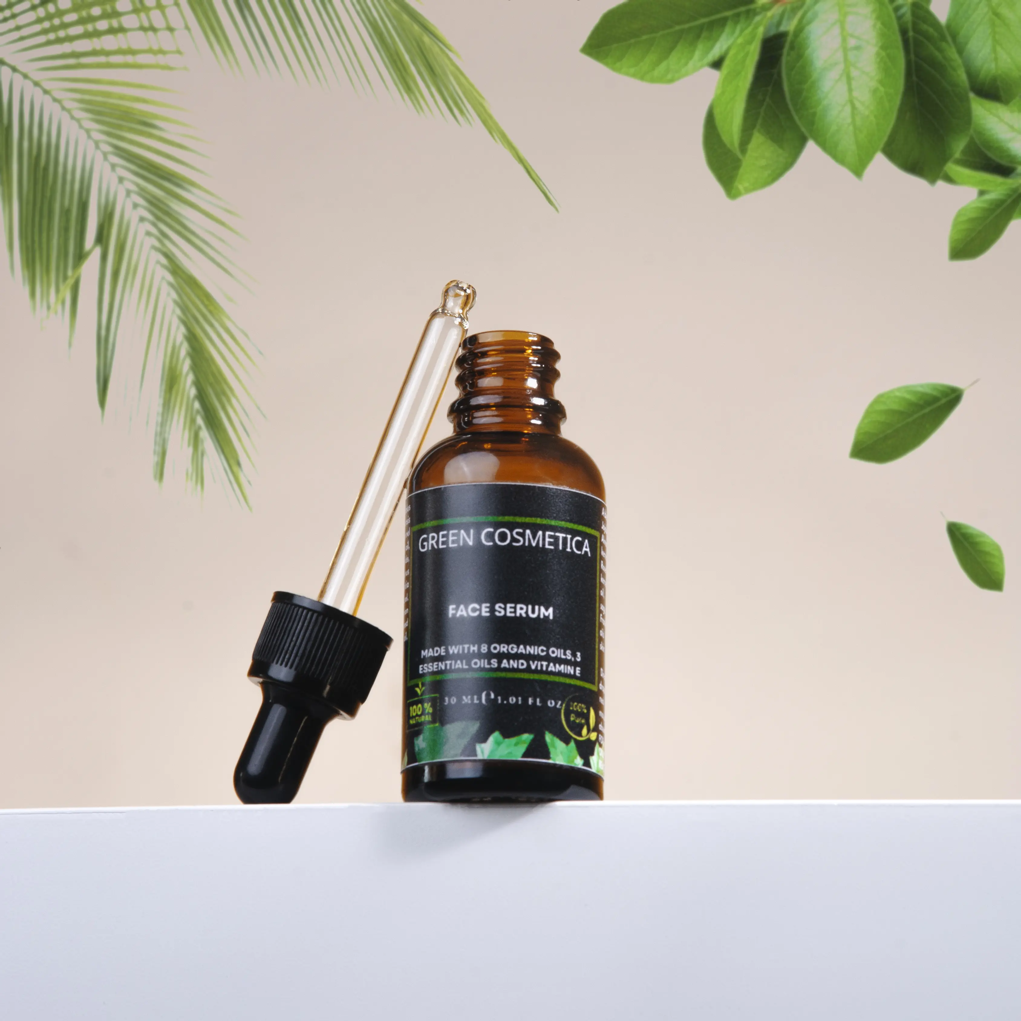 Face Serum: Natural Antiaging, Hydrating, Alcohol Free, Help skin pigmentation, Nourishing and Soothing, Organic ingredients