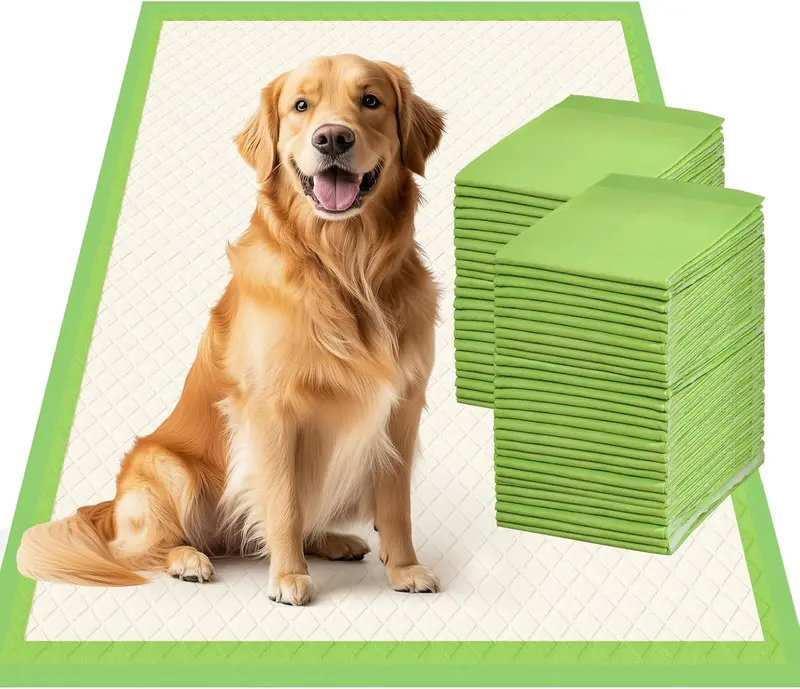 Extra XLarge Puppy Pads 73x119cm, Super Absorbent Thicker Puppy Training Pads, Leak-proof, Fast Drying, Suitable for dogs, cats, rabbits (50 Counts) Size Name:Extra XLarge-73x119cm 0