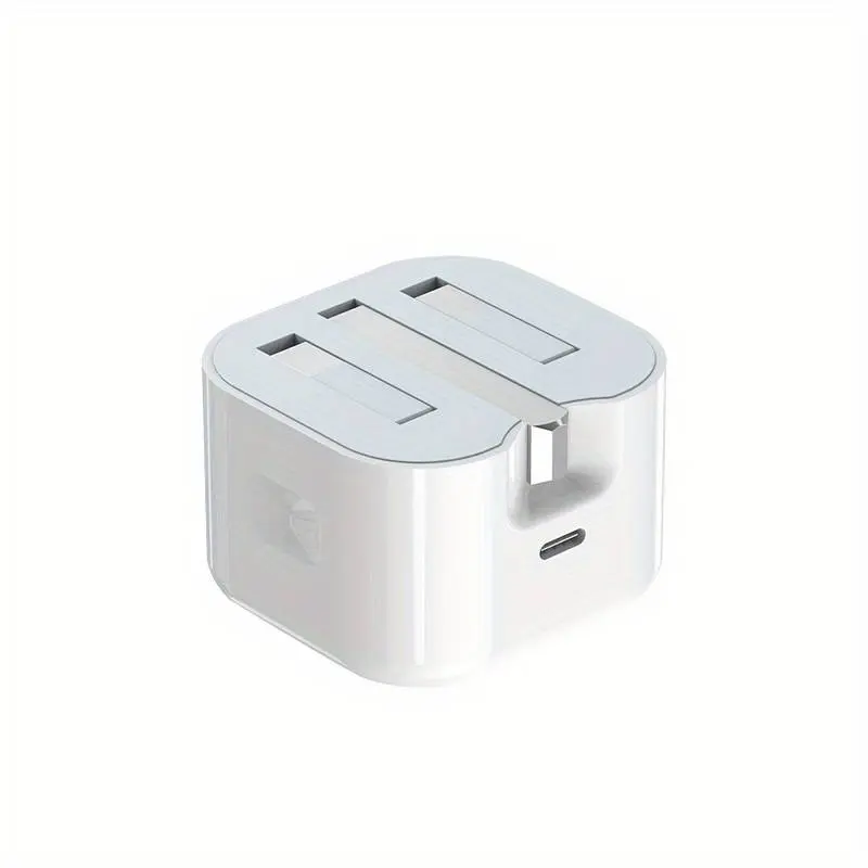 25W USB-C Fast Charger Plug with 2M USB-C to USB-C Cable | Ultra-Fast PD Charging Adapter for iPhone, Samsung, MacBook, iPad | UK Foldable Wall Plug – Travel Ready, Lightning Speed Charge, **"Power Up Your Devices in Minutes Reliable 25W PD Fast Charging 3