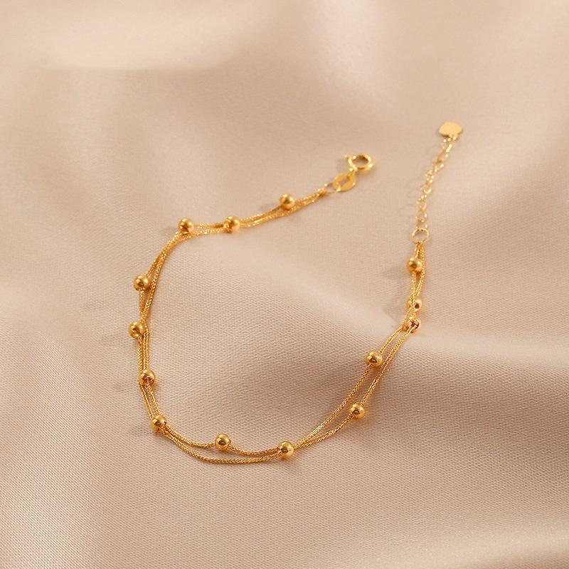 Titanium Steel Bracelets Simple Style Geometric Solid Colour (E146) 2