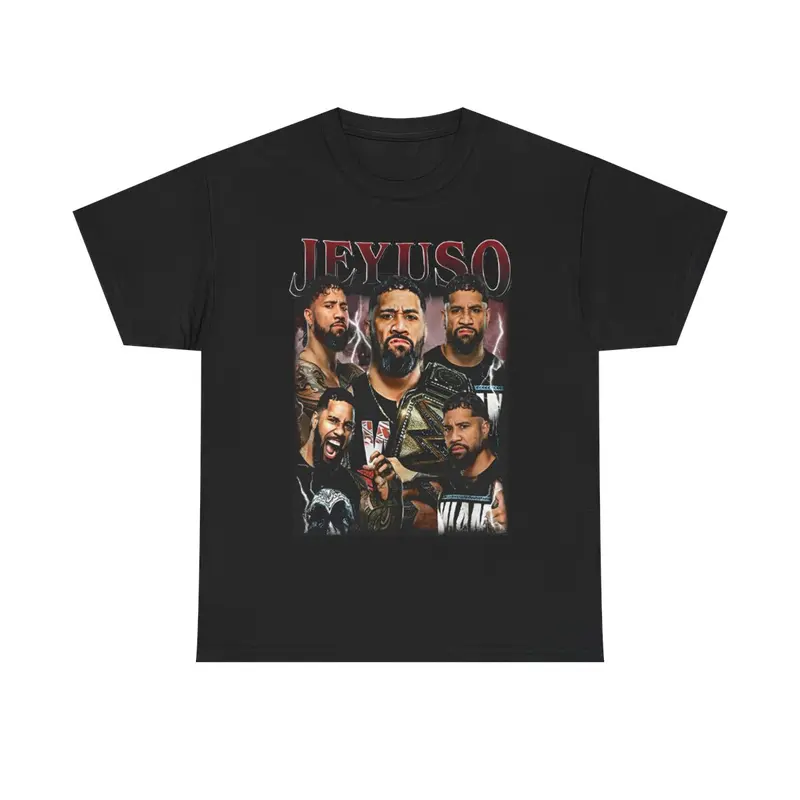 Vintage Jey Uso Shirt, Jey Uso WWE Unisex T-Shirt, Wrestling Fan Gift, Jey Uso Tee 4