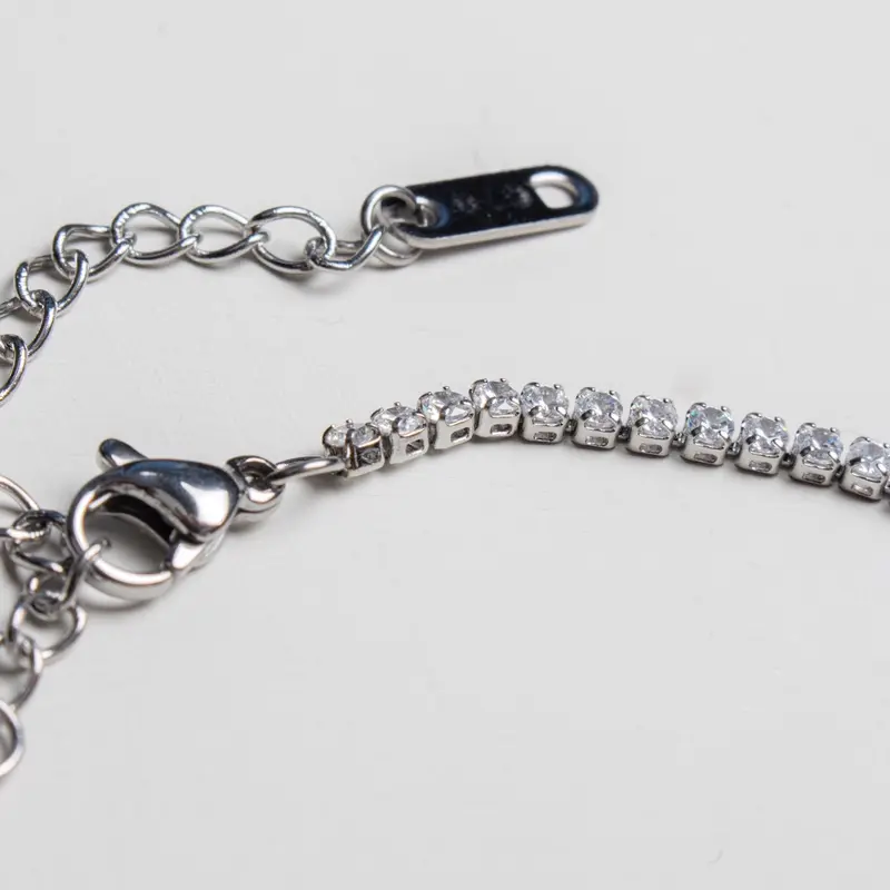 ***£10 sale *** Molly Waterproof Tennis Bracelet - Silver Plated Stainless Steel 3