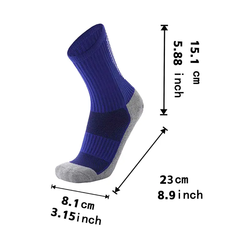 Football Grip Socks for Adults - Unisex, All Seasons 1