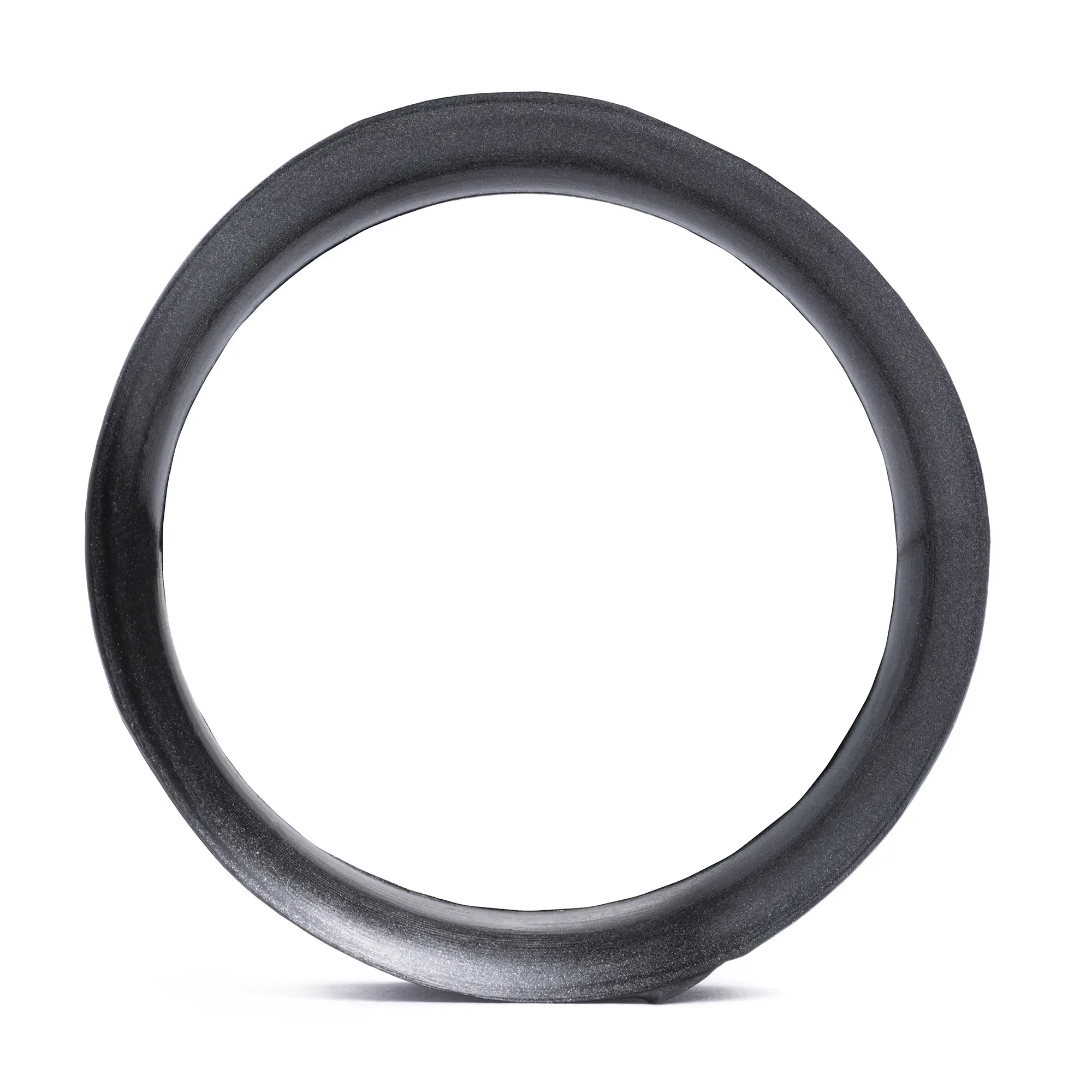 Black Eyelet Silicone Ear Tunnel - for stretched ears