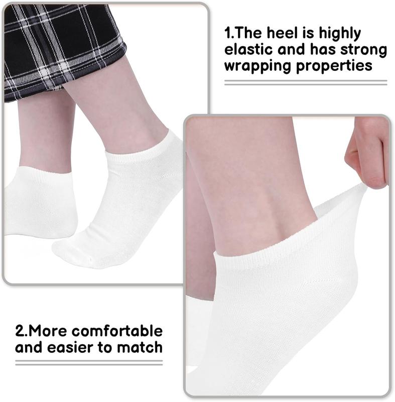10 Pairs Trainer Running Socks Ankle Socks, Non Slip Trainer Socks for Men Women Low Cut Cotton Ankle Socks Sports Socks Athletic Socks for Running Hiking Sporting 3