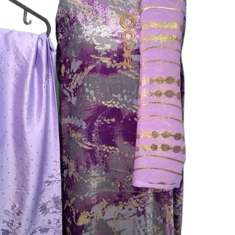 Women's Maqbal Somali Dirac 3 piece Set for Wedding Guests- Big Bac/ Bac Weyne