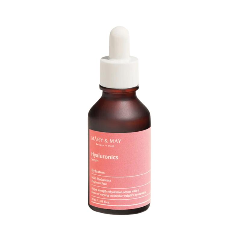 Mary & May Hyaluronics Serum 30ml - Hydrating Skincare Moisturizer - Locks in Moisture for Firmer Glowing Skin 0