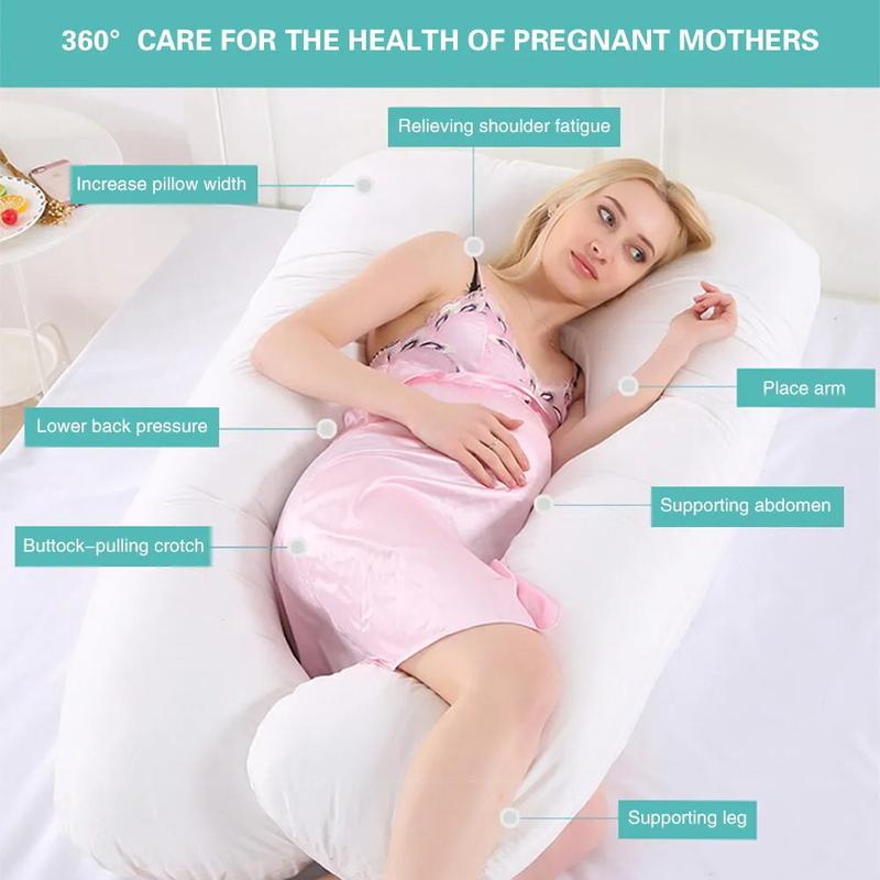 RA Fashion & Textiles ltd High-Quality 9ft and 12ft U-Pillow for Full Comfort and Sleep Quality 3