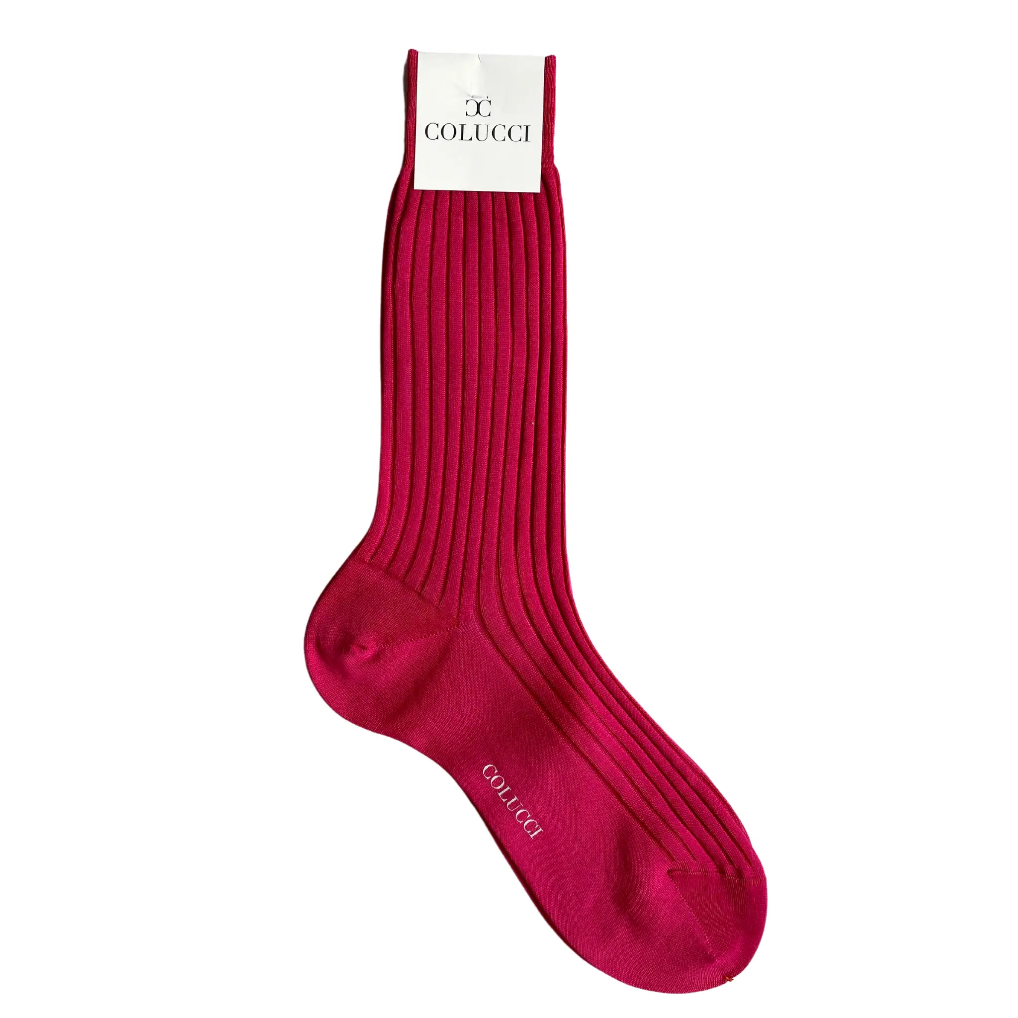 Pink Cotton Dress Socks