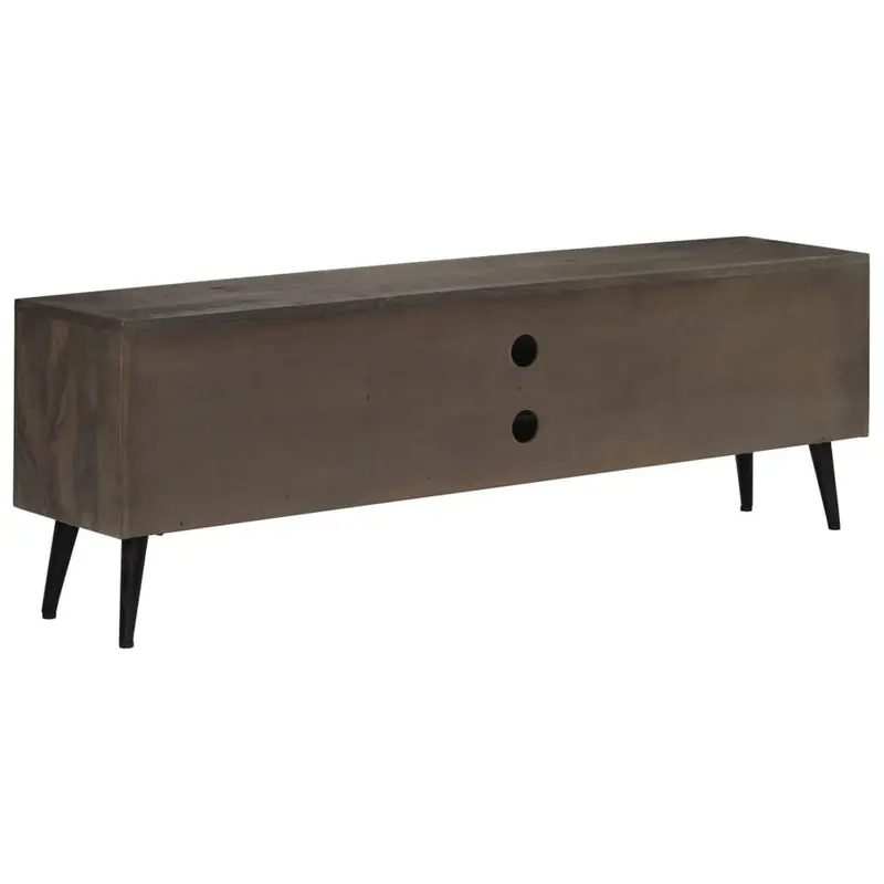 TV Cabinet Solid Mango Wood 140x30x45 cm 4
