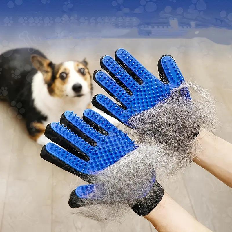 Multifunctional Pet Grooming Gloves for Dogs and  Cats - Hair Brush, Shedding Fur Remover, Clean and Massage Mitt 1