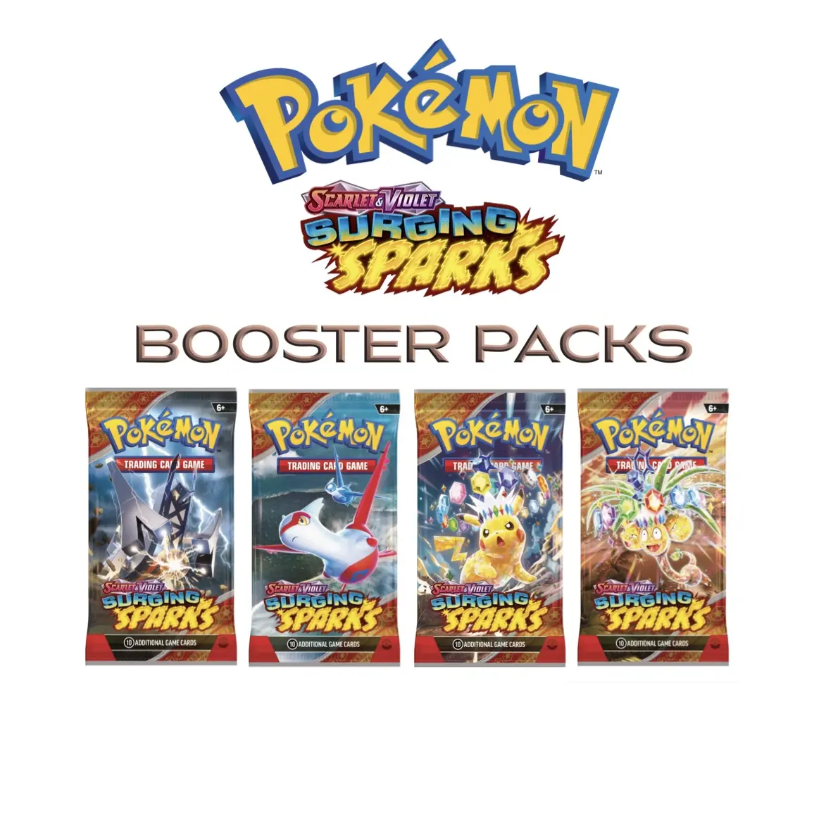 Scarlet & Violet-Surging Sparks Booster Pack (trading cards)