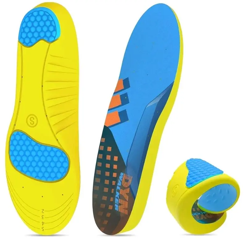 Arch Support Insoles for Women and Men Shoes Inserts Soft Memory Foam Gel Cushion Pads Footwear Comfort, Size S