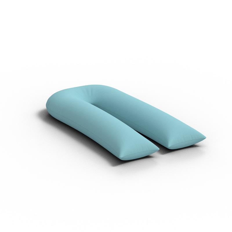 CHILIMILII 9ft,12ft U Shaped pillow Cover/Case Only- Poly Cotton 9ft/12ft U-pillow covers-Protection from Anti Dust Mite & Anti Allergey 2